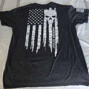 Grunt Style Charcoal American Patriot Tee